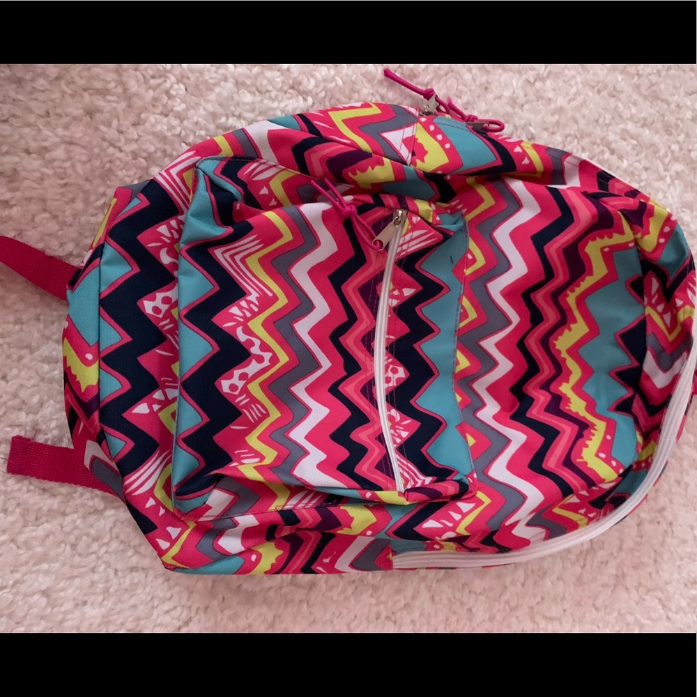 Pink backpack